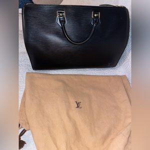 Authentic, Preloved , Speedy 35 - Epi Leather, black - Louis Vuitton Purse